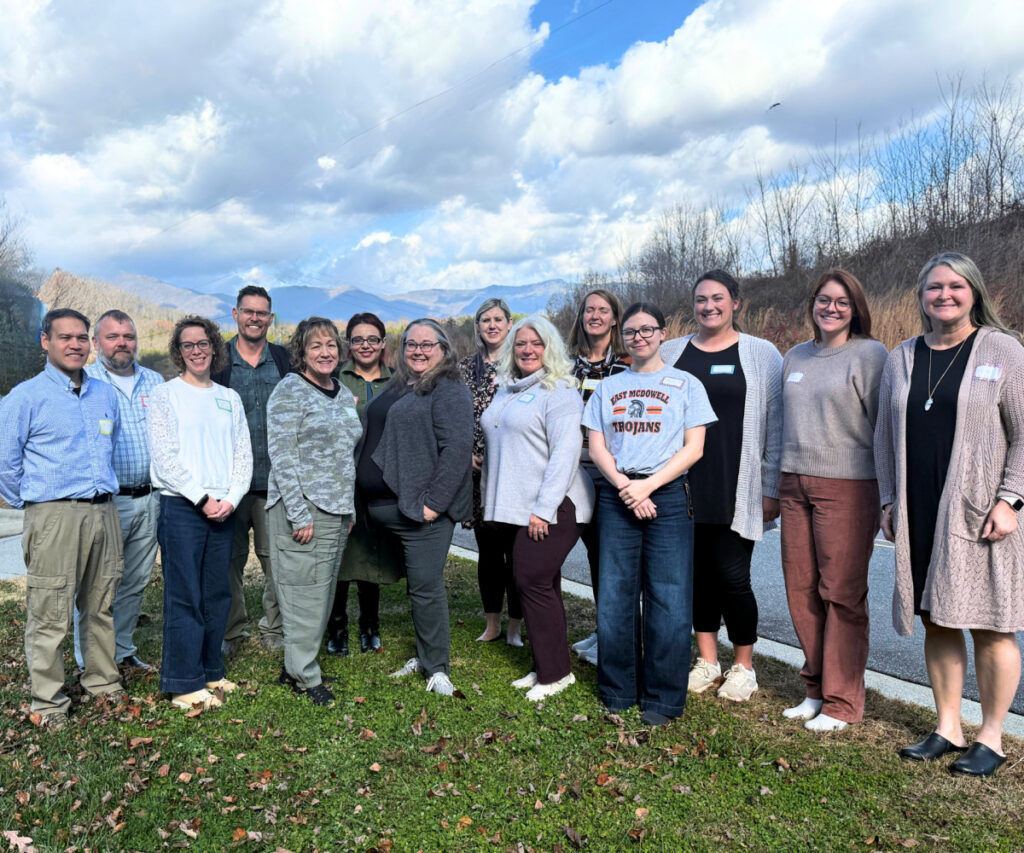Western NC STEM Fellows pose for a photo