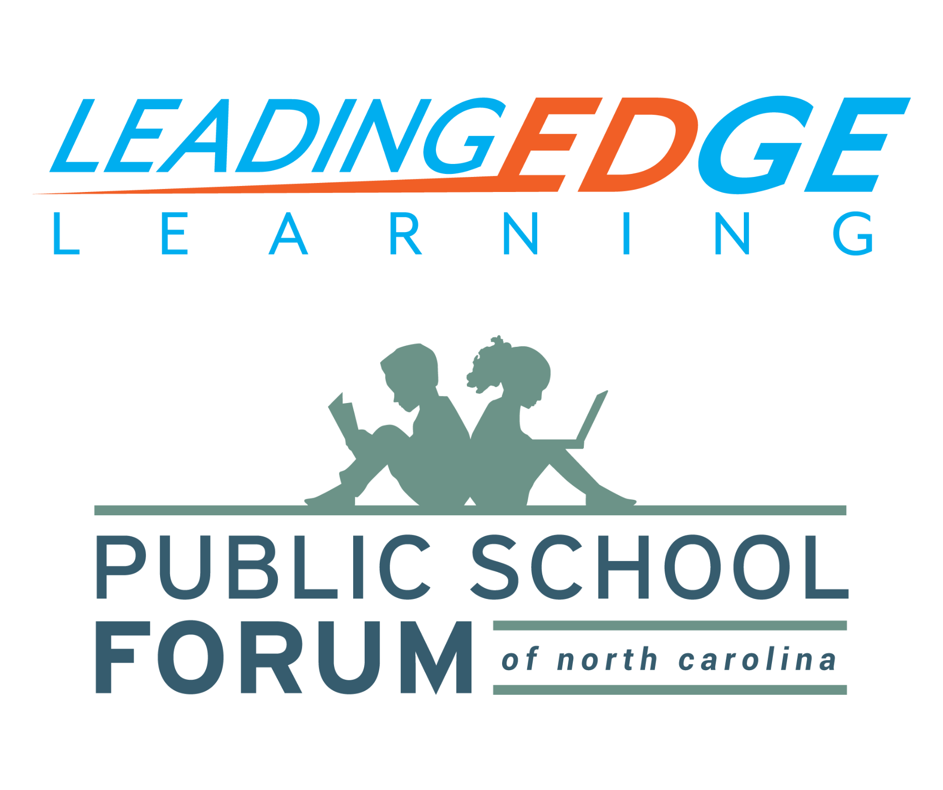 Leading Edge Learning and Public School Forum logos