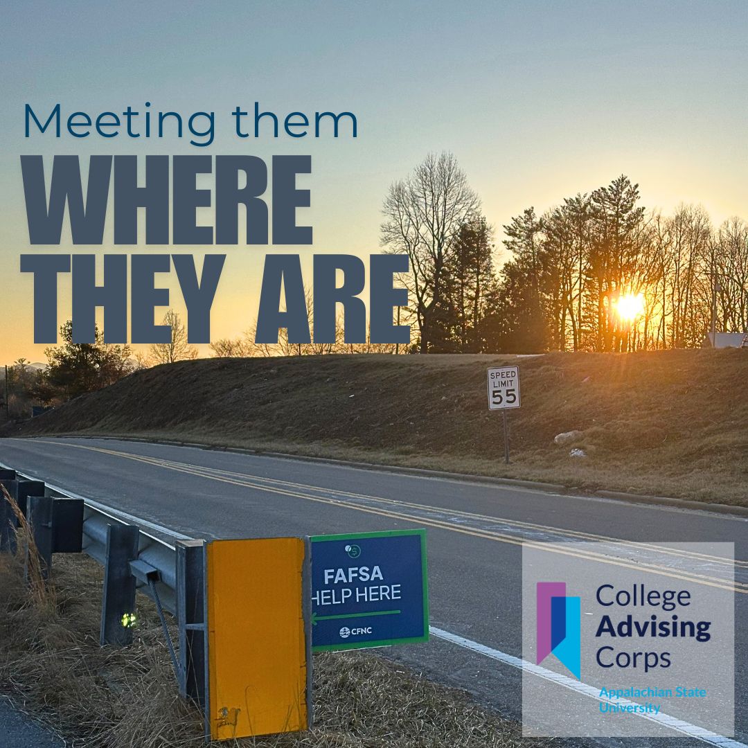 College Adviser Meets Students Where They Are