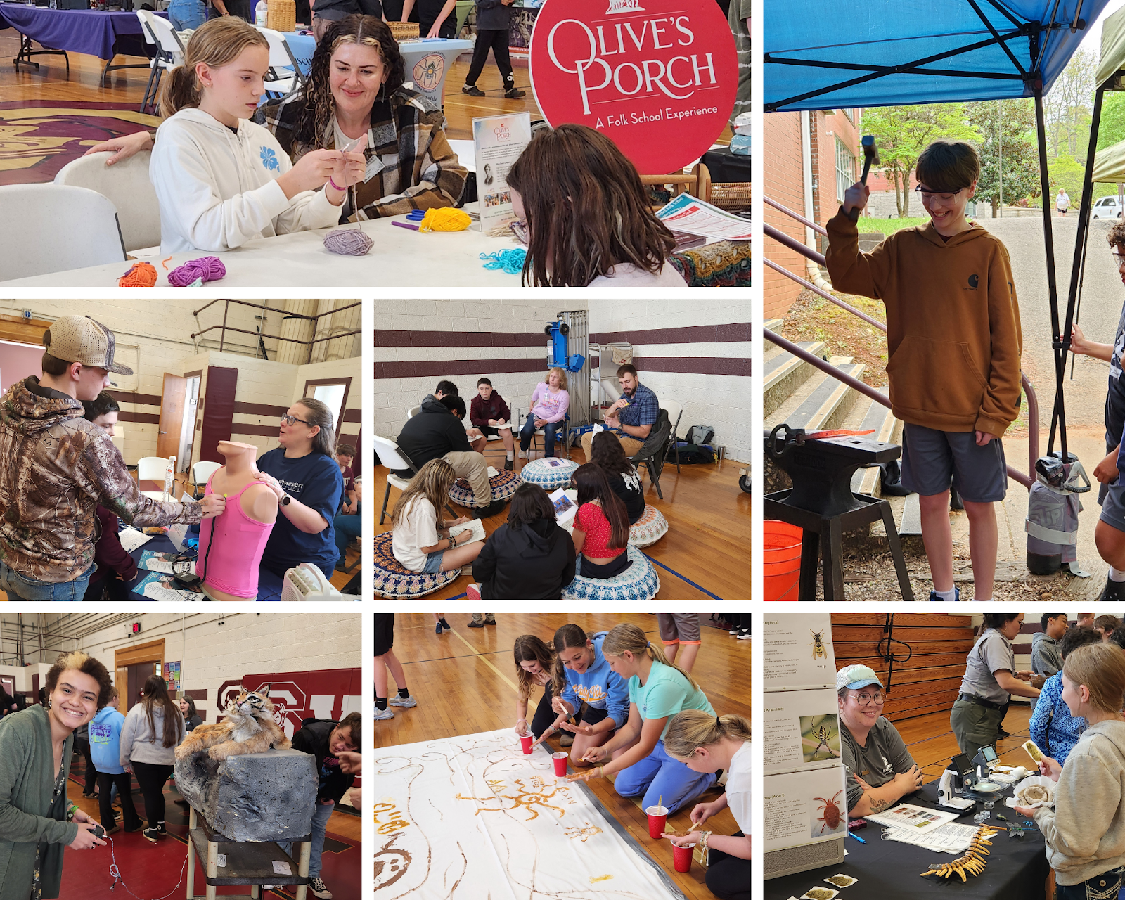 2025 Swain County STEAM Expo collage