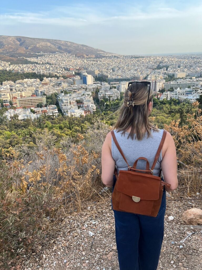 View of Athens from Mount Lycabettus.