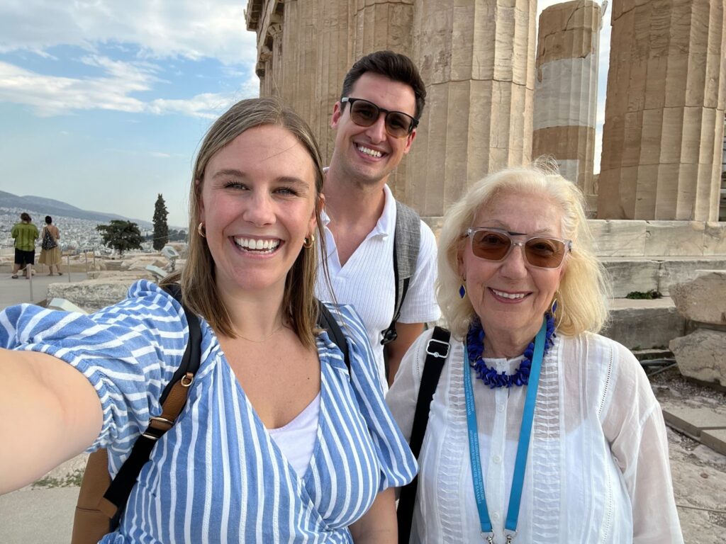 Tour of the Acropolis with Angelique, a retired French and History teacher from Athens College who is a licensed tour guide of Greece. Angelique is extremely knowledgeable about Greek history and an incredible storyteller!