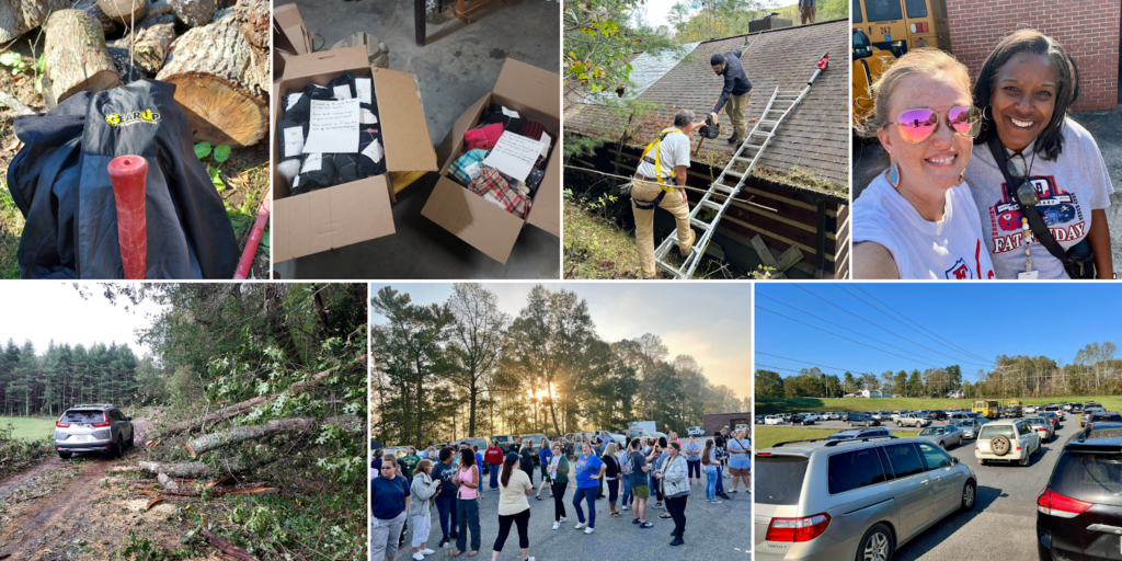 Hurricane Relief collage