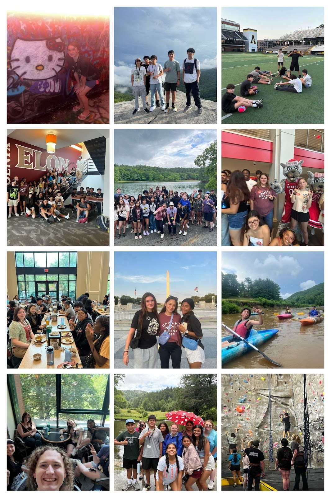 Collage of Upward Bound Summer Academy