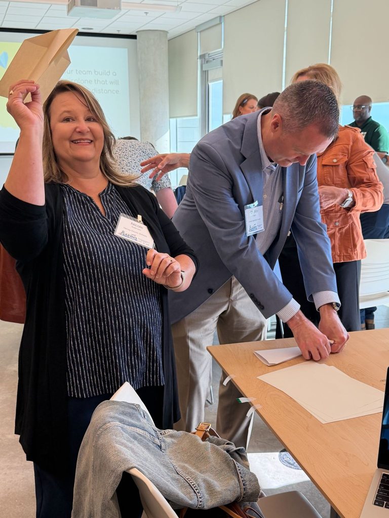 AAERO participants engage in a paper airplane competition during the network launch event Sept 27-29, 2026